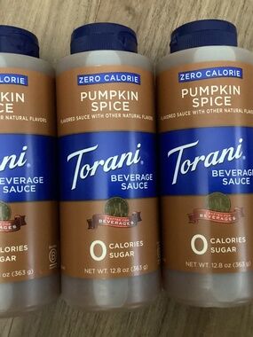 Torani Pumpkin Spice Beverage Sauce 12.8 oz. - 3 Bottles